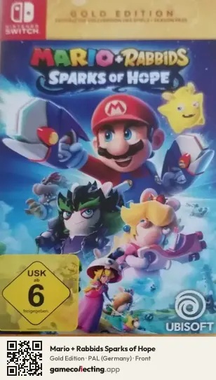 Mario + Rabbids Sparks of Hope Nintendo Switch, Germany box front
