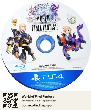 World of Final Fantasy PlayStation 4, Asia disc
