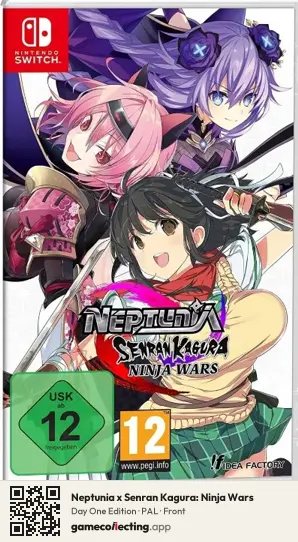 Neptunia x Senran Kagura: Ninja Wars Nintendo Switch, PAL box front