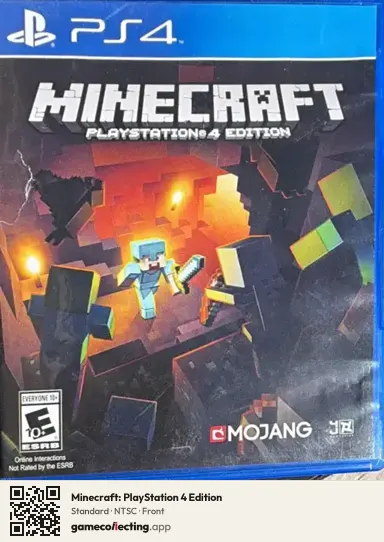 Minecraft: PlayStation 4 Edition PlayStation 4, NTSC box front