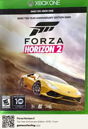 Forza Horizon 2 Xbox One, NTSC box front