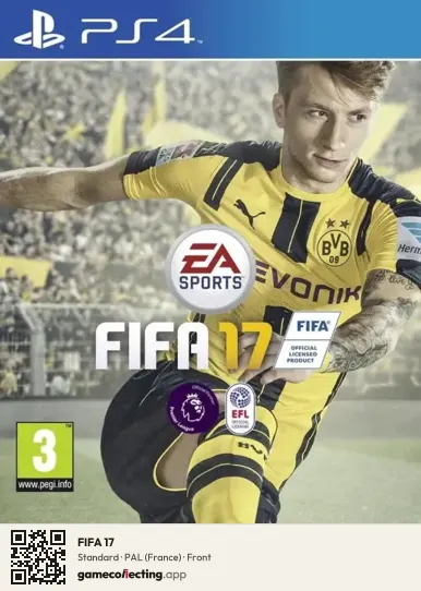 FIFA 17 PlayStation 4, France box front