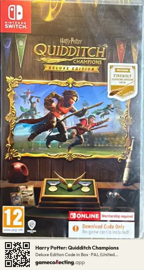 Harry Potter: Quidditch Champions Nintendo Switch, United Kingdom box front