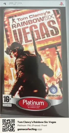 Tom Clancy's Rainbow Six: Vegas PlayStation Portable, France box front