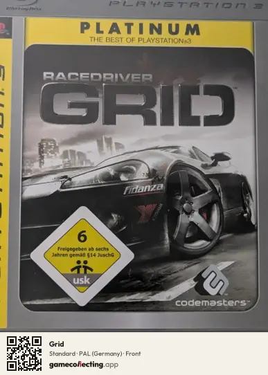 Grid PlayStation 3, Germany box front