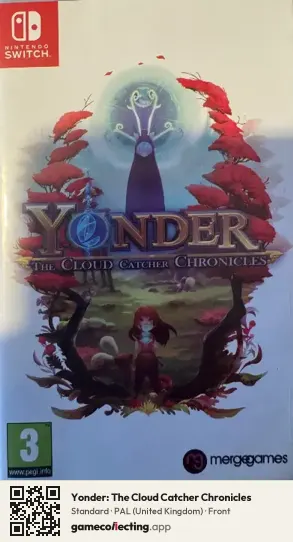 Yonder: The Cloud Catcher Chronicles Nintendo Switch, United Kingdom box front