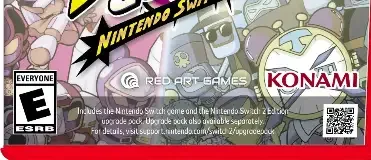 Super Bomberman Collection, the ESRB box on its front