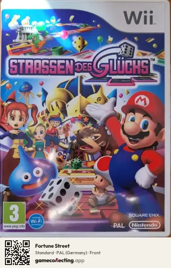 Fortune Street Nintendo Wii, Germany box front