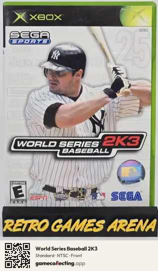 World Series Baseball 2K3 Xbox, NTSC box front