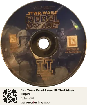 Star Wars: Rebel Assault II: The Hidden Empire Computer, NTSC disc