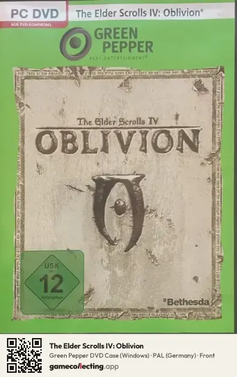 The Elder Scrolls IV: Oblivion Computer, Germany box front