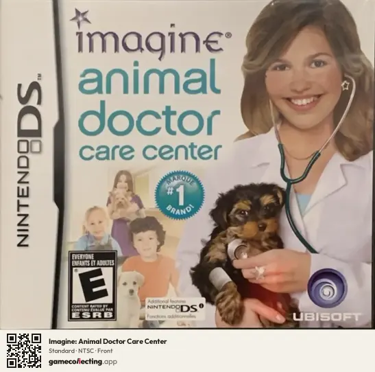 Imagine: Animal Doctor Care Center Nintendo DS, NTSC box front