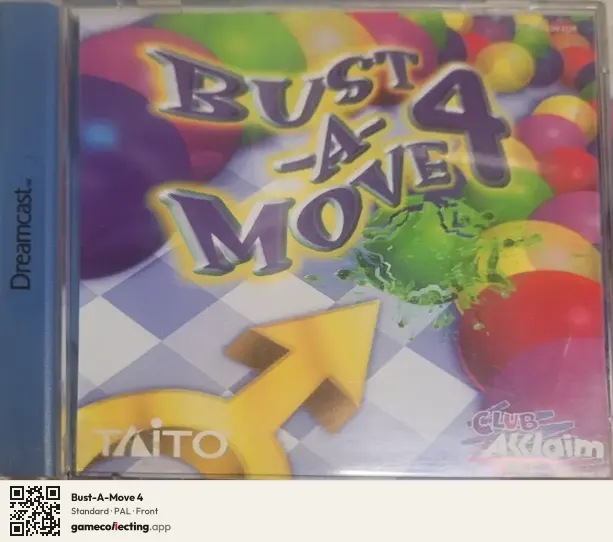 Bust-A-Move 4 Sega Dreamcast, PAL box front