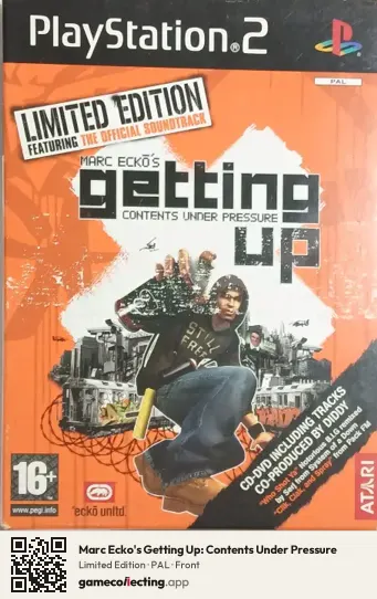 Marc Ecko's Getting Up: Contents Under Pressure PlayStation 2, PAL box front
