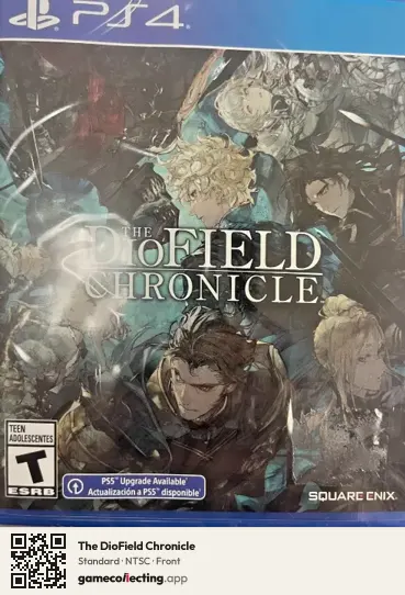 The DioField Chronicle PlayStation 4, NTSC box front