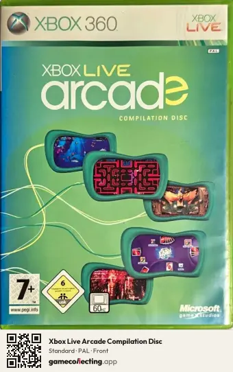Xbox Live Arcade Compilation Disc Xbox 360, PAL box front