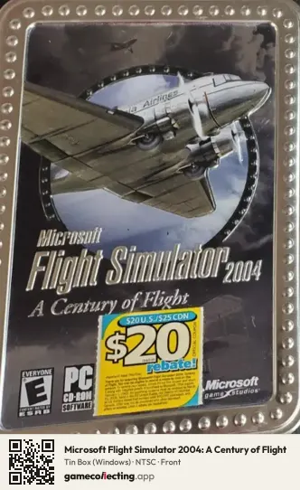 Microsoft Flight Simulator 2004: A Century of Flight Computer, NTSC box front