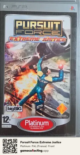 Pursuit Force: Extreme Justice PlayStation Portable, France box front