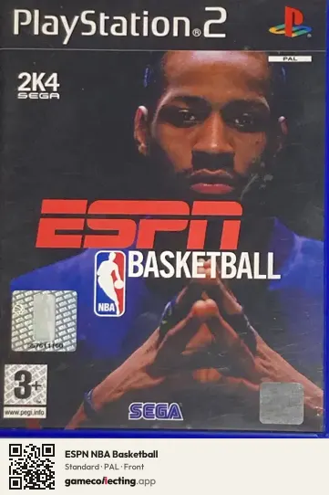 ESPN NBA Basketball PlayStation 2, PAL box front