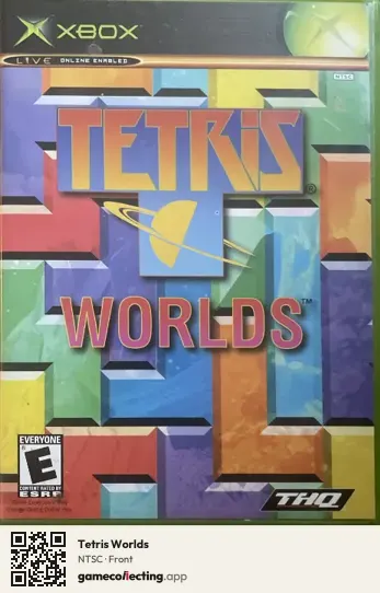 Tetris Worlds Xbox, NTSC box front