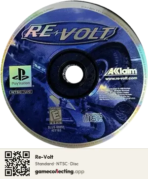 Re-Volt PlayStation, NTSC disc