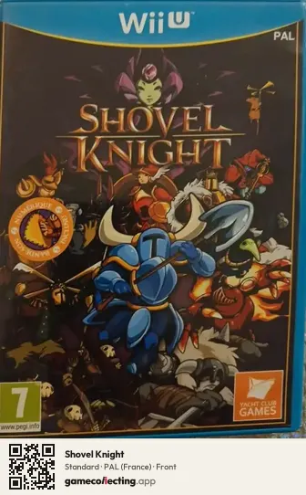 Shovel Knight Nintendo Wii U, France box front