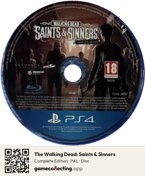 The Walking Dead: Saints & Sinners PlayStation 4, PAL disc