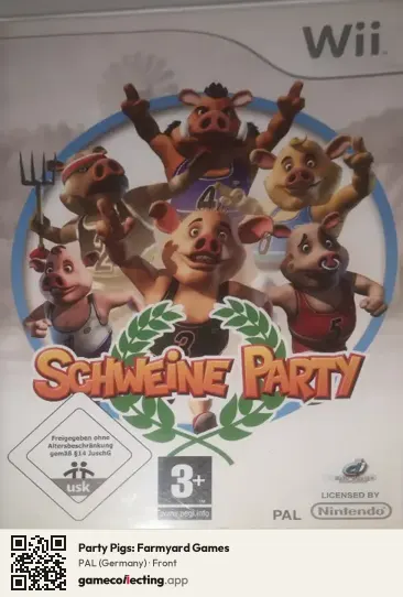 Party Pigs: Farmyard Games Nintendo Wii, Germany box front