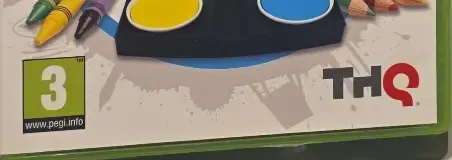 uDraw Studio: Instant Artist, the PEGI square on its front