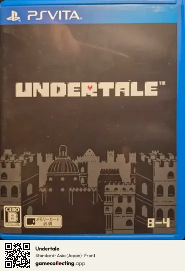 Undertale PlayStation Vita, Asia box front
