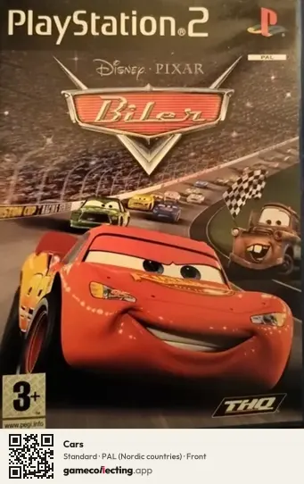 Cars PlayStation 2, Nordic countries box front