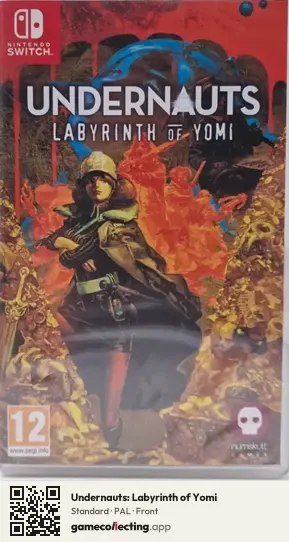 Undernauts: Labyrinth of Yomi Nintendo Switch, PAL box front