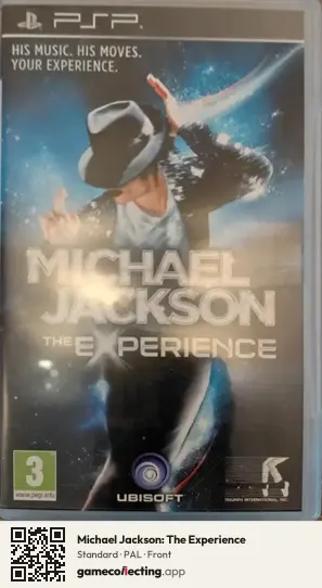 Michael Jackson: The Experience PlayStation Portable, PAL box front