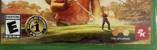 PGA Tour 2K25, the ESRB box on its front