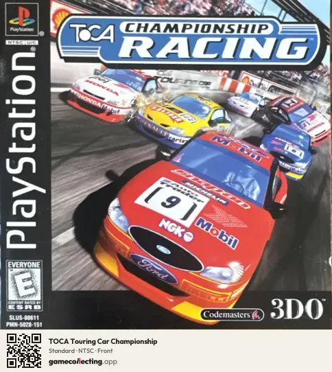TOCA Touring Car Championship PlayStation, NTSC box front