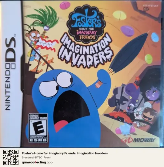Foster's Home for Imaginary Friends: Imagination Invaders Nintendo DS, NTSC box front