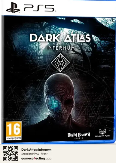 Dark Atlas: Infernum PlayStation 5, PAL box front