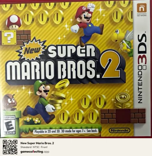 New Super Mario Bros. 2 Nintendo 3DS, NTSC box front