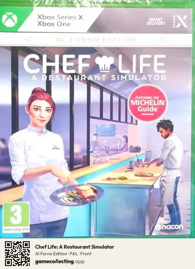 Chef Life: A Restaurant Simulator Xbox Series X, PAL box front