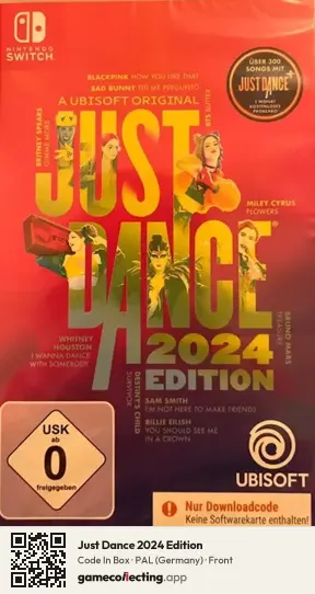 Just Dance 2024 Edition Nintendo Switch, Germany box front