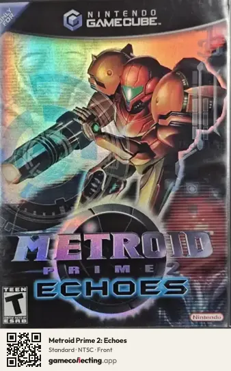 Metroid Prime 2: Echoes Nintendo GameCube, NTSC box front