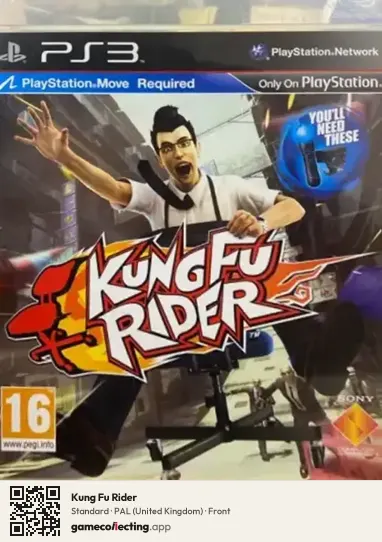 Kung Fu Rider PlayStation 3, United Kingdom box front