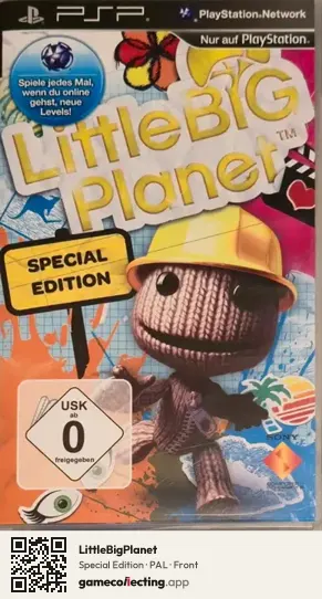 LittleBigPlanet PlayStation Portable, PAL box front