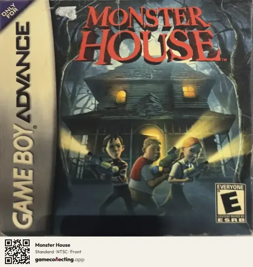 Monster House Game Boy Advance, NTSC box front