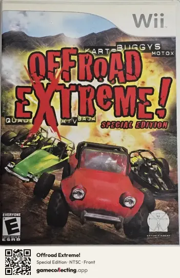Offroad Extreme! Nintendo Wii, NTSC box front