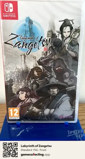 Labyrinth of Zangetsu Nintendo Switch, PAL box front