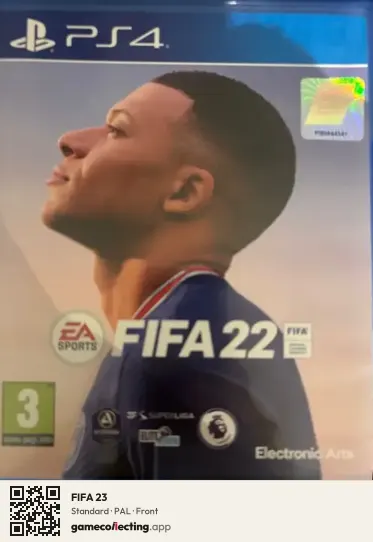 FIFA 23 PlayStation 4, PAL box front