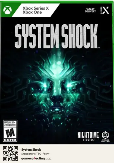 System Shock Xbox Series X, NTSC box front