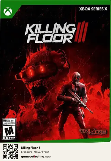 Killing Floor 3 Xbox Series X, NTSC box front