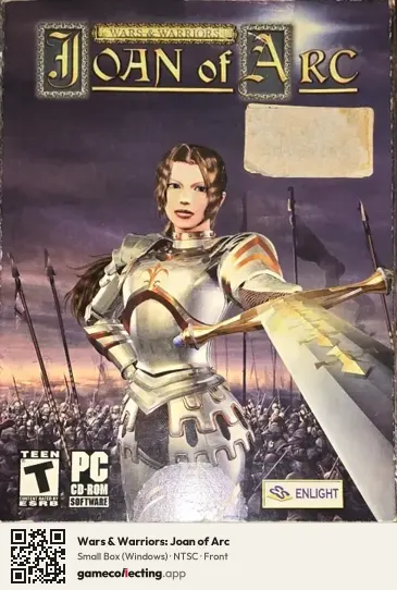 Wars & Warriors: Joan of Arc Computer, NTSC box front